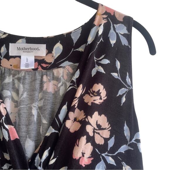 Motherhood Maternity Maxi Dress - Sleeveless Floral Comfortable Flowy - Size LG - Picture 9 of 14